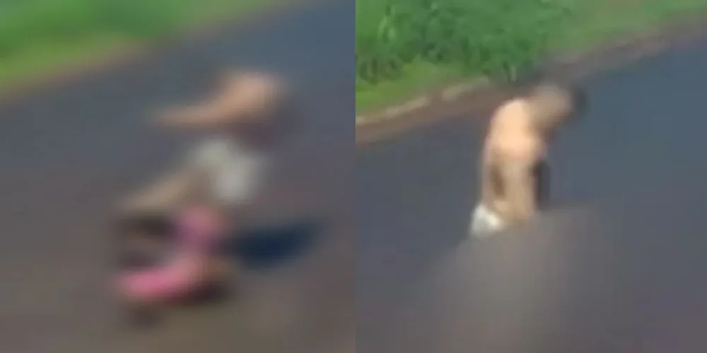 PR: mulher é espancada na rua pelo companheiro e implora pela vida: “Ele está me matando”; vídeo registra agressões
