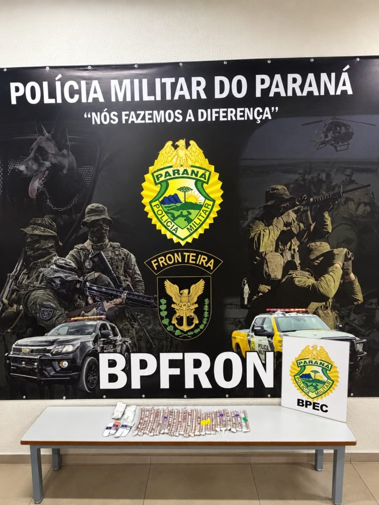 Jovem é presa com R$ 68 mil em medicamentos para emagrecer na BR-277; receberia apenas R$ 200 pelo transporte