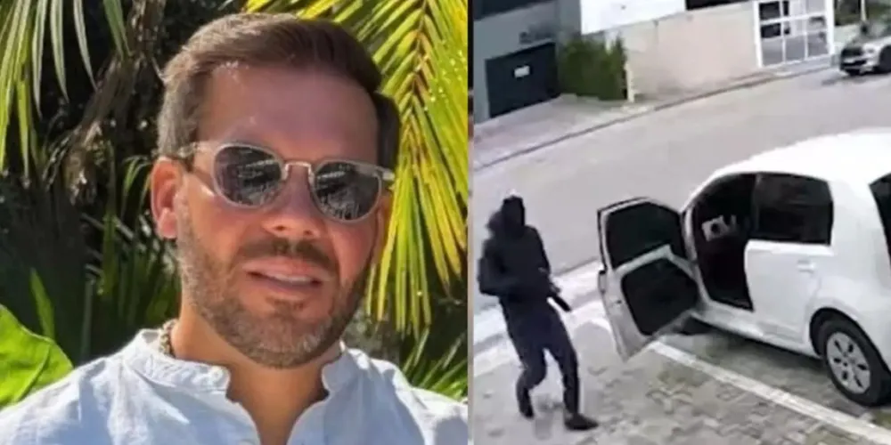 Empresário é morto a tiros na frente da esposa e da filha em Santa Catarina