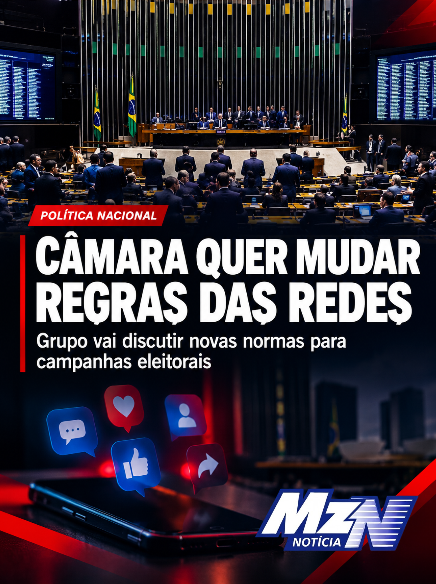 CÂMARA PREPARA NOVAS REGRAS PARA CAMPANHAS ELEITORAIS NAS REDES SOCIAIS