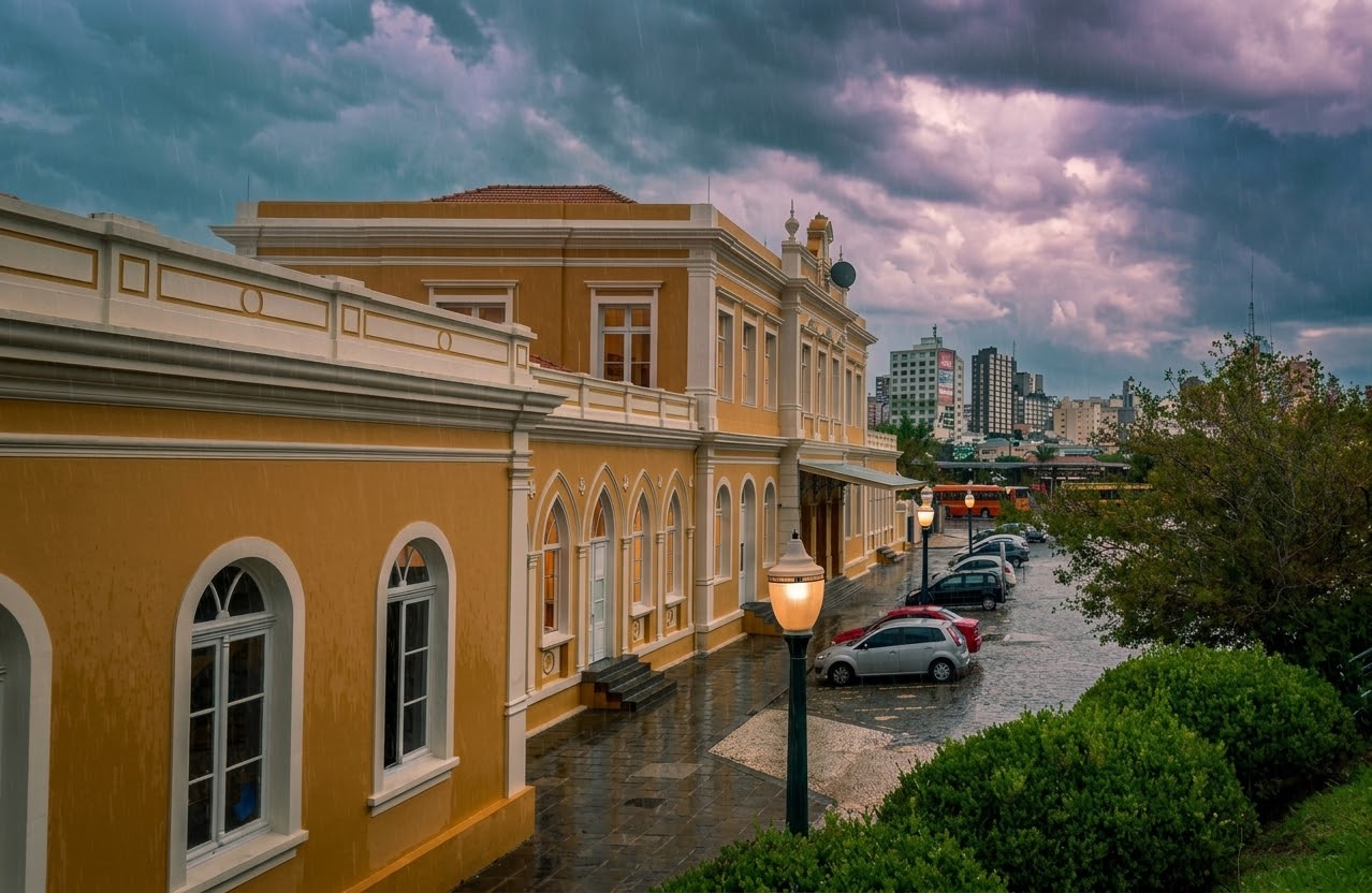 Ponta Grossa terá sábado nublado e domingo com chuva; frente fria muda o tempo no dia da eleição