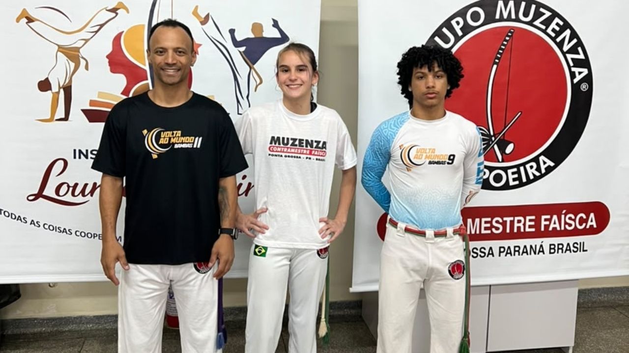 Dois ponta-grossenses são convocados para representar o Brasil no Pan-Americano de Capoeira