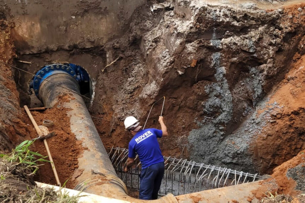 Ponta Grossa prepara nova adutora de 2 quilômetros para reforçar abastecimento de água