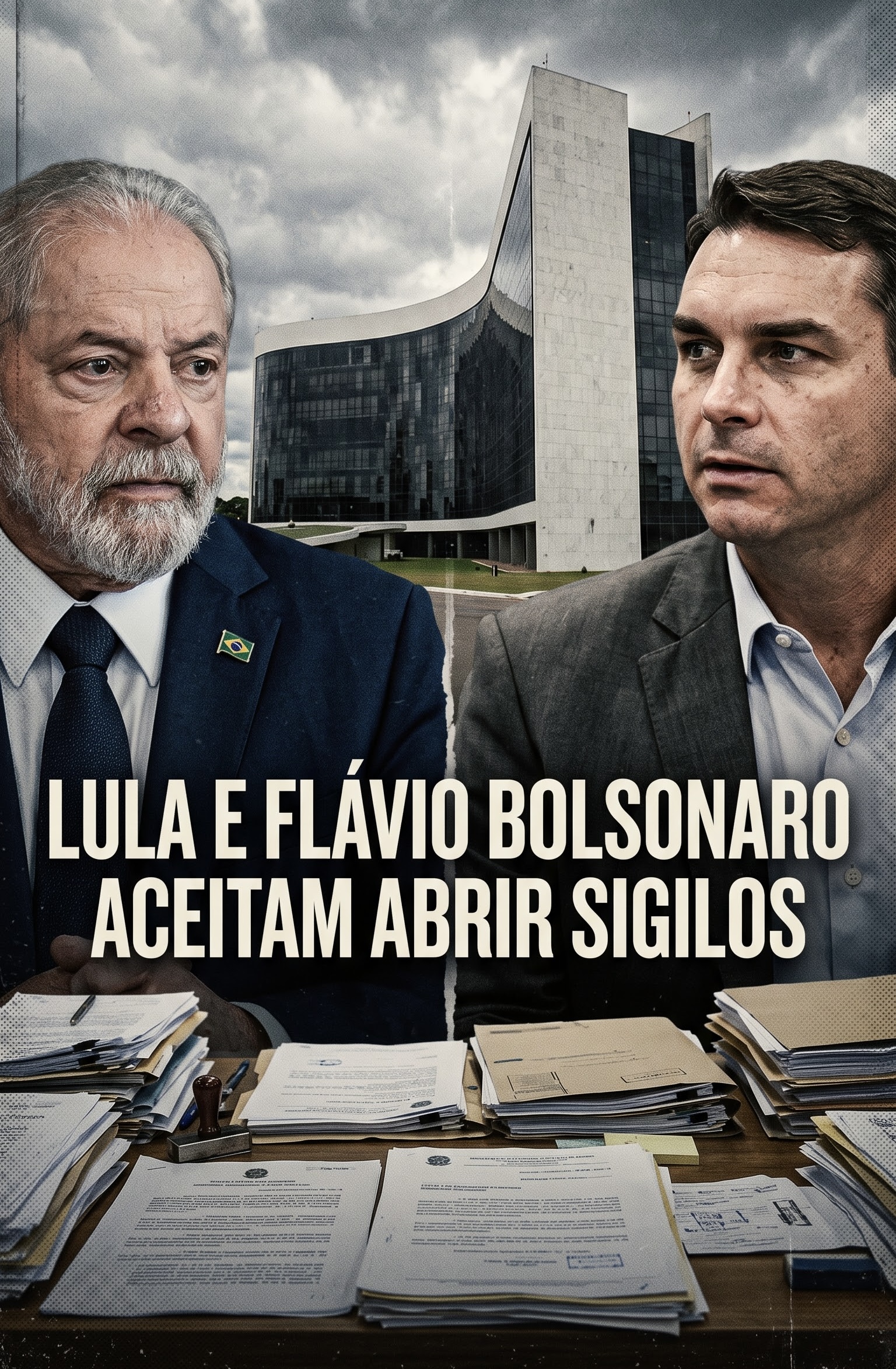 Lula e Flávio aceitam abrir sigilos bancário, fiscal e telefônico; acordo vai ao TSE