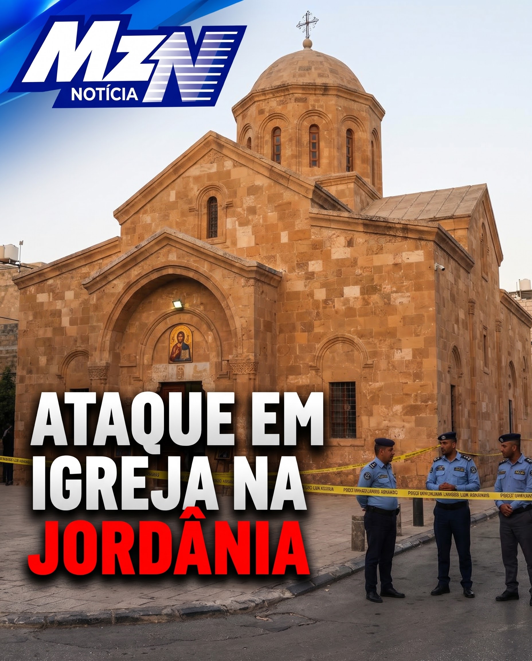 Ataque a tiros durante funeral em igreja na Jordânia deixa mortos e dezenas de feridos