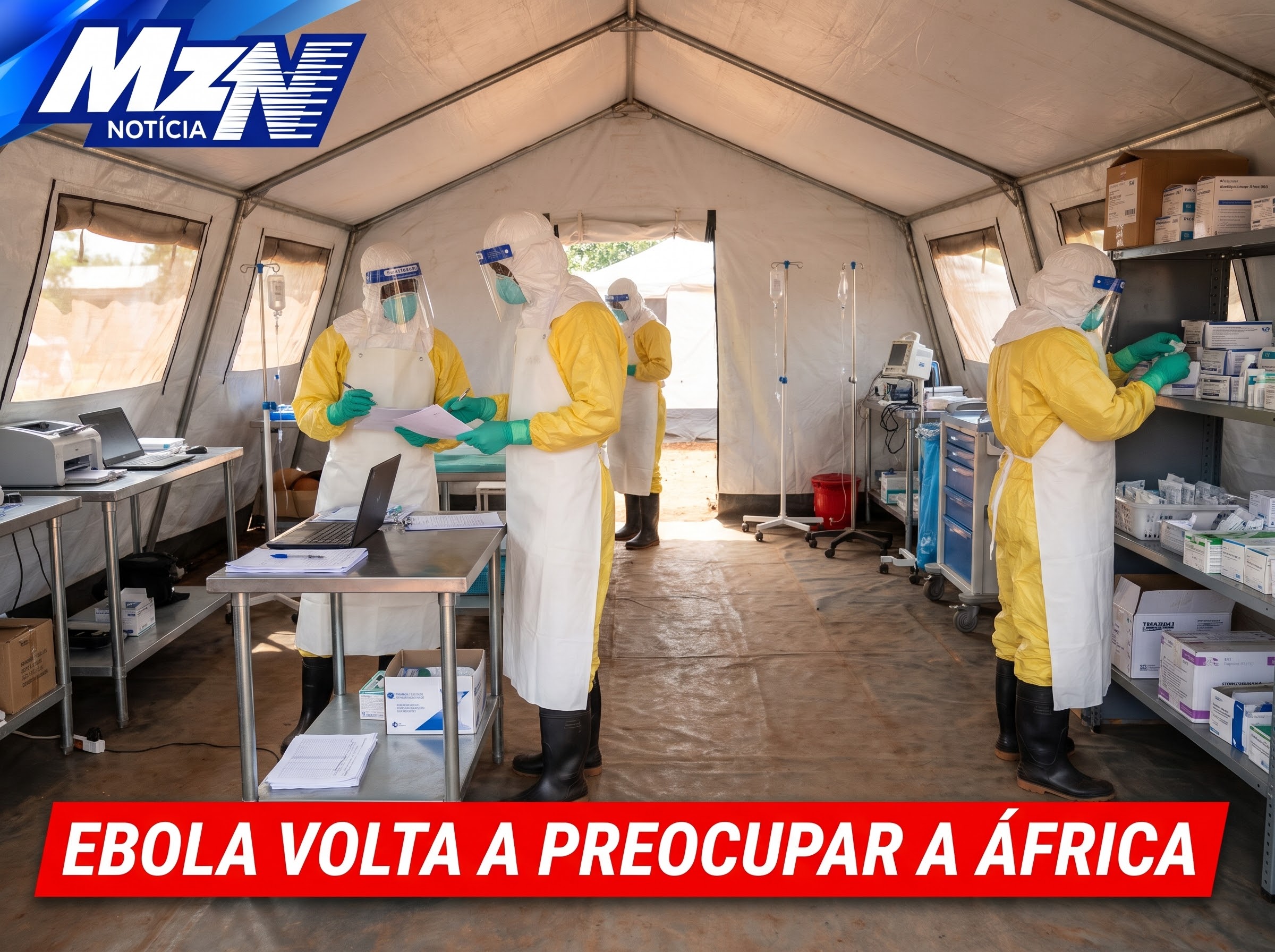 Ebola volta a preocupar autoridades na África após novas mortes e casos confirmados