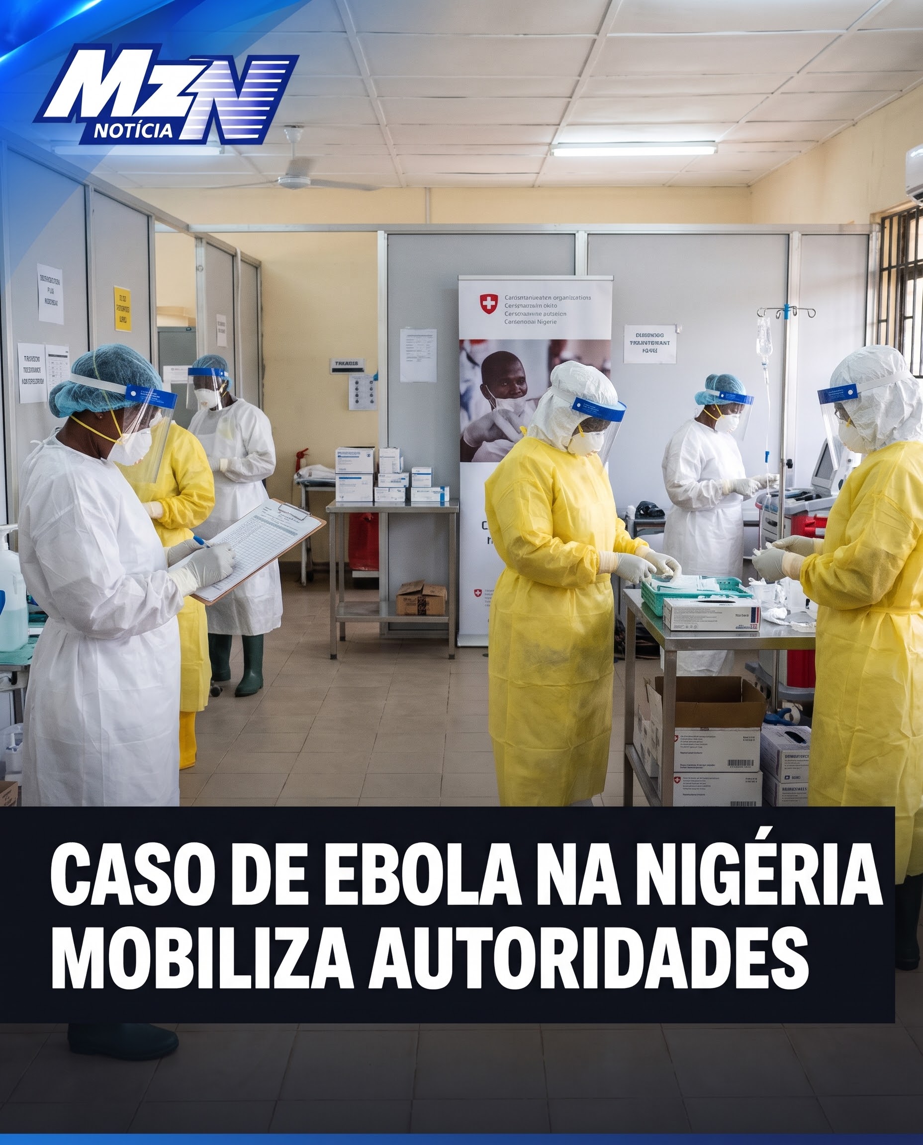 Caso de Ebola na Nigéria mobiliza autoridades internacionais; paciente é transferida para a Suíça