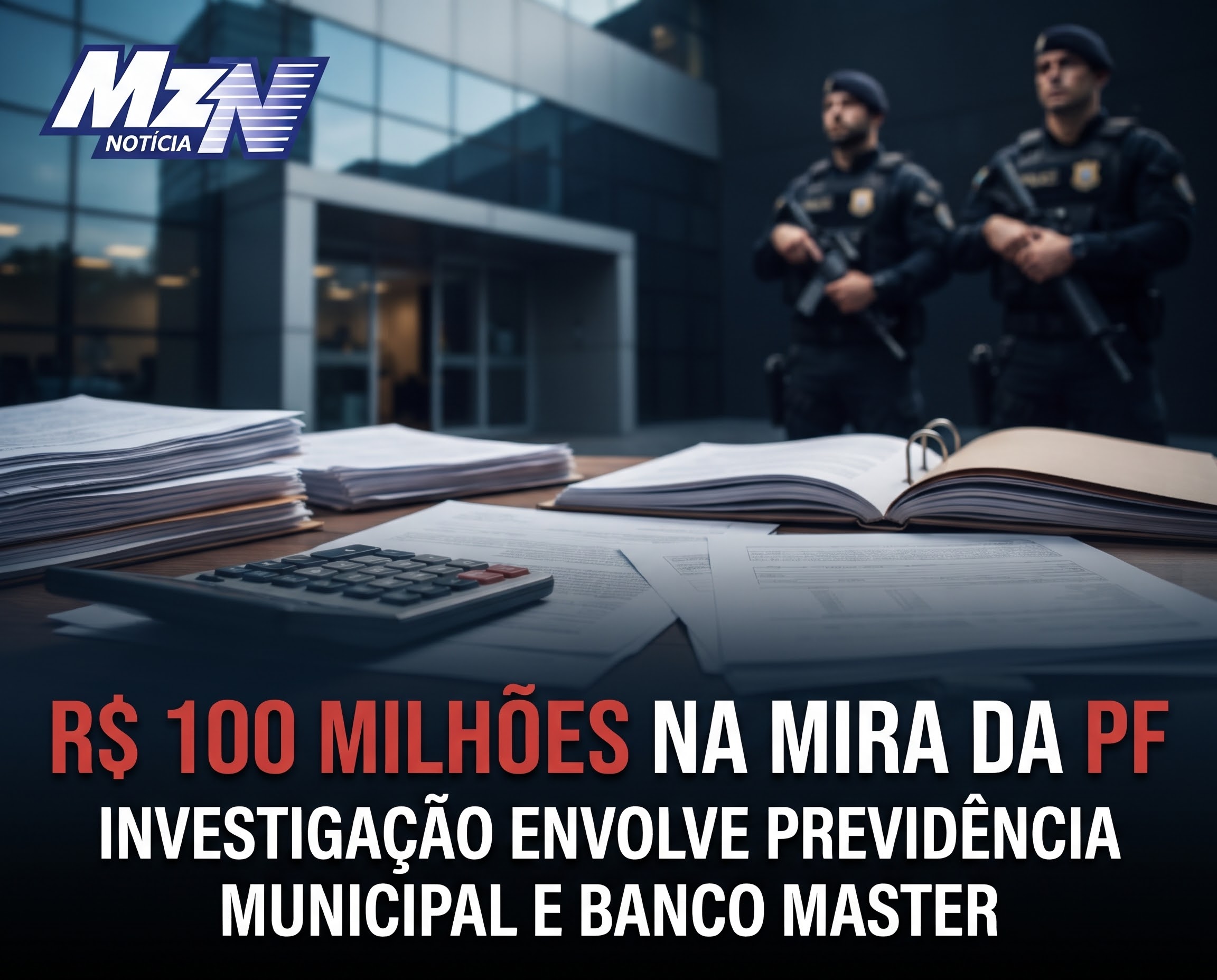PF investiga aplicação de R$ 100 milhões de previdência municipal no Banco Master