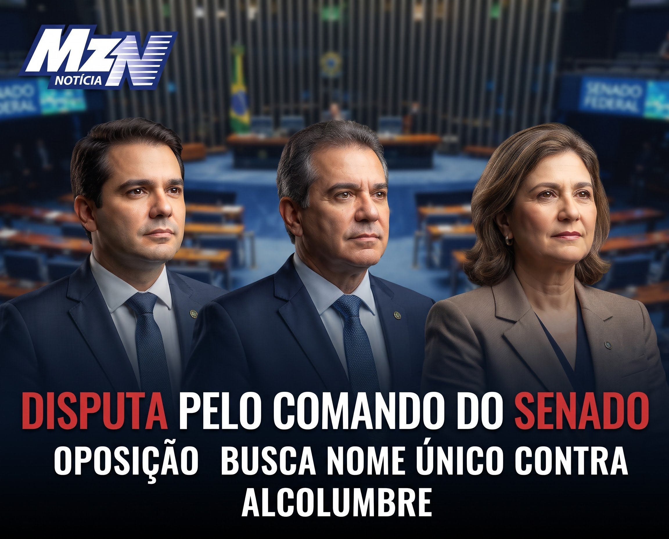 Direita articula reação no Senado e tenta barrar recondução de Alcolumbre com candidatura única