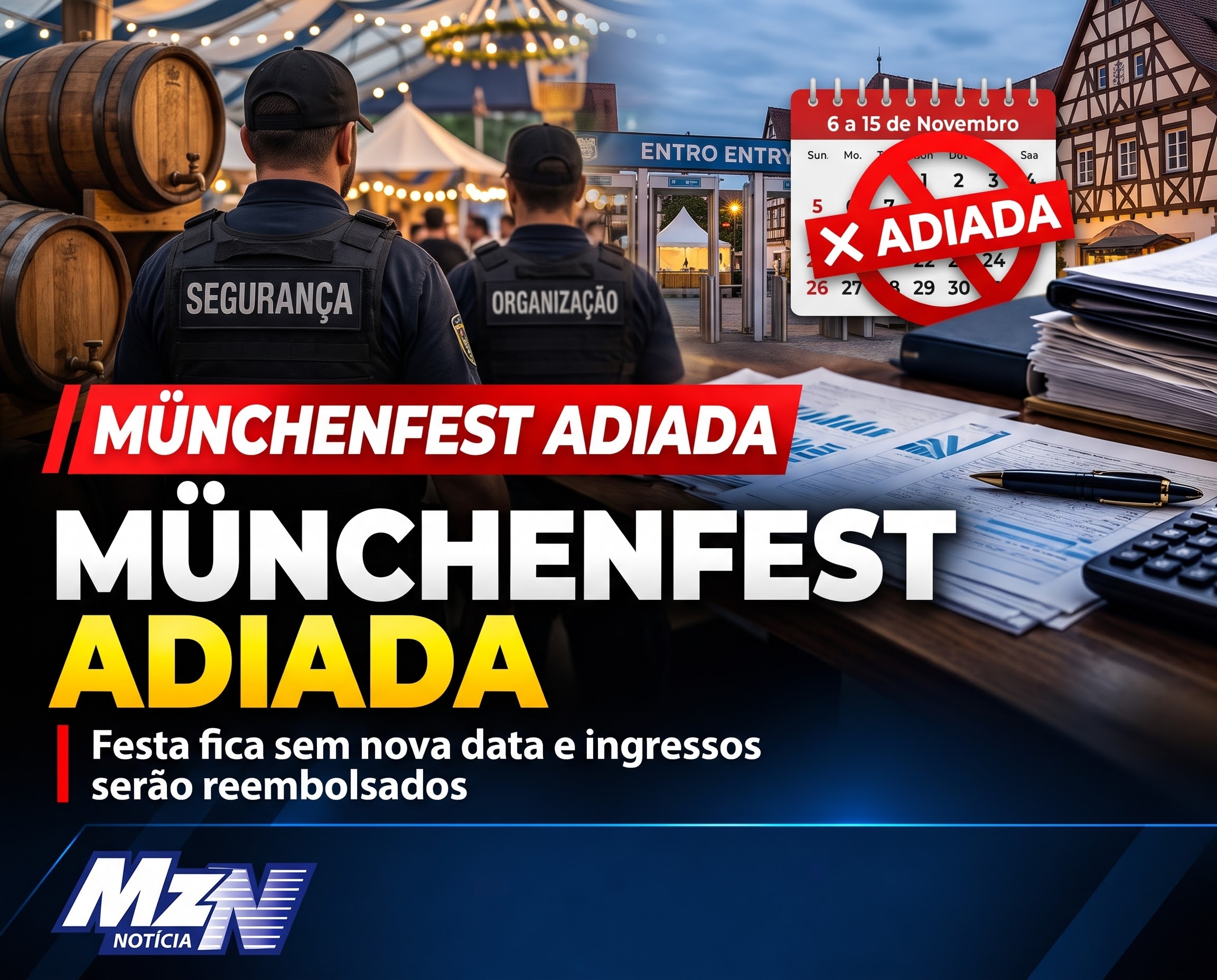 MÜNCHENFEST É ADIADA EM PONTA GROSSA E FICA SEM NOVA DATA