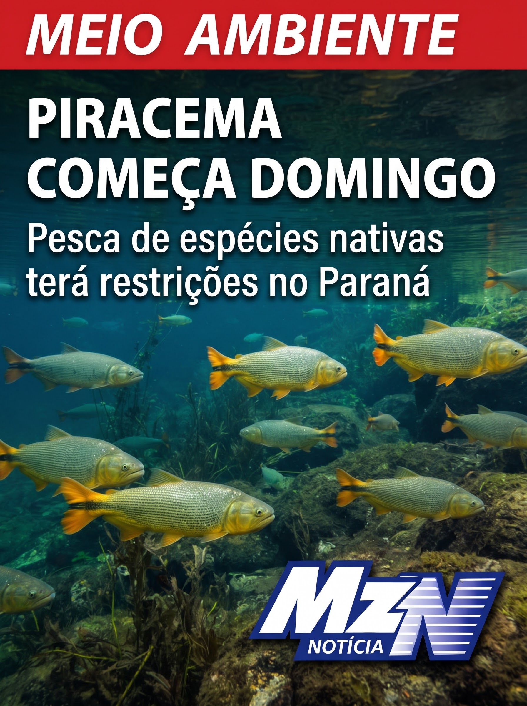 PIRACEMA COMEÇA NESTE DOMINGO NO PARANÁ: PESCA DE ESPÉCIES NATIVAS TERÁ RESTRIÇÕES