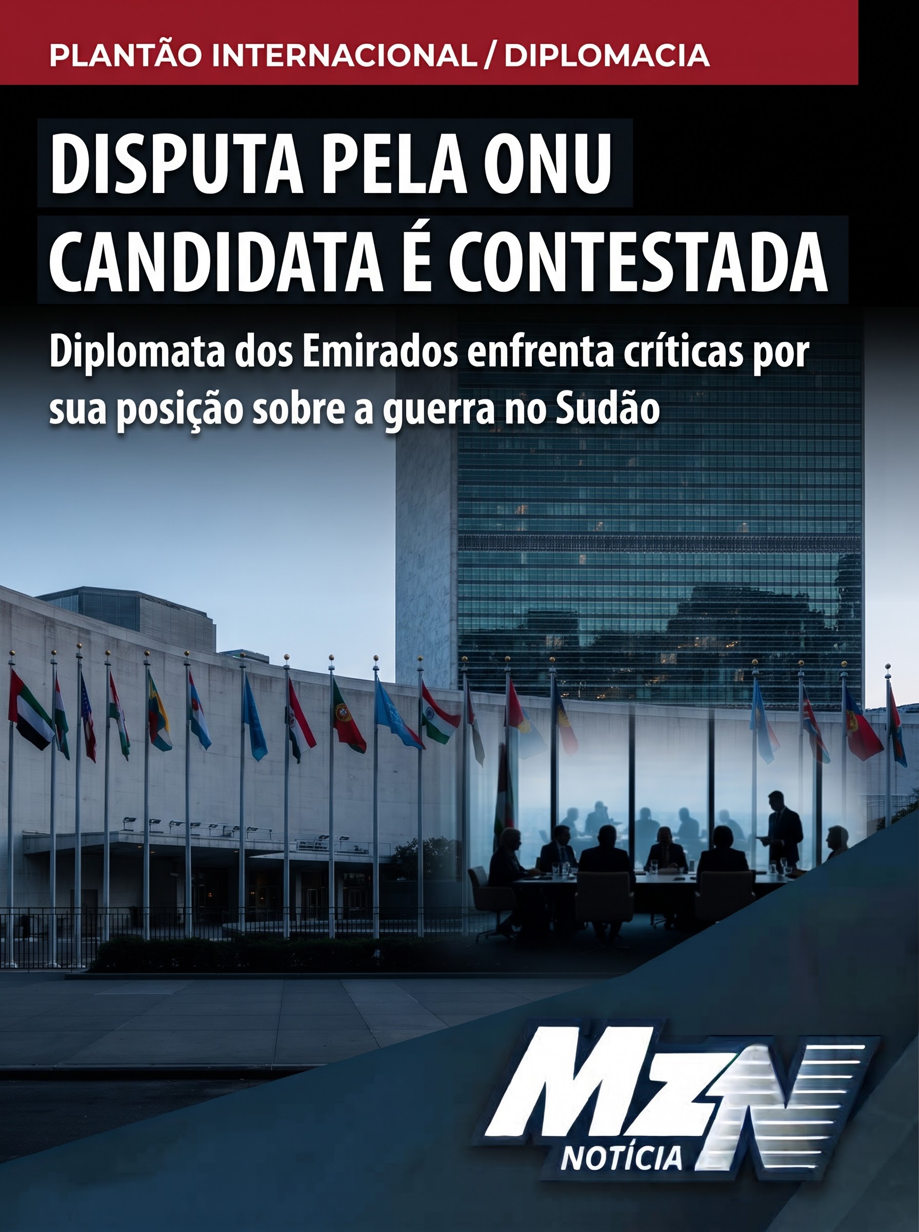 Candidata dos Emirados à chefia da ONU enfrenta pressão por acusações sobre guerra no Sudão